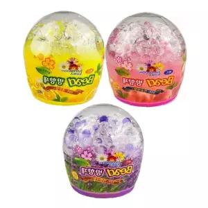 실내공간 향기확산 젤타입 비드충전 글리터장식 투명돔 디퓨저 350g 가정용