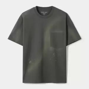 [롯데백화점]시리즈 포켓 워싱 스플래시 세미루즈 반팔티(SATAM25511KHX)