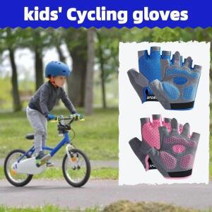 미끄럼 방지 어린이 사이클링 장갑 소년과 소녀를위한 보호 균형 자전거 훈련을위한 야외 피트니스