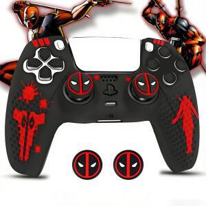 소니 호환 플레이스테이션 5 PS5 컨트롤러용 호환 실리콘 젤 고무 케이스 커버 카바  그립이  게임패드용