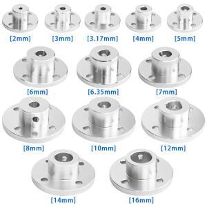 1PC 2/3/3.17/4/5/6/6.35/7/8/10/11/12/14/16mm 알루미늄 리지드 플랜지 커플링 모터 가이드 샤프트 커플러