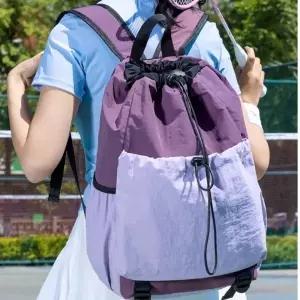 MUV 퍼플백팩 보라가방 여행백팩 테니스가방 여성백팩 미니백팩 여자백팩 여행가방 나일론가방 가방 백팩