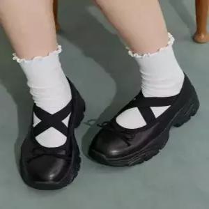 질바이질스튜어트 jillbyjillstuartacc 마리 리본 메리제인 플랫폼 스니커즈