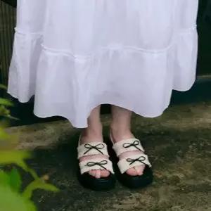 질바이질스튜어트 jillbyjillstuartacc 린다 리본 플랫폼 샌들 - 2color