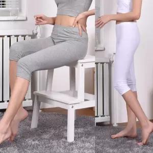 (피엔알)데일리 면스판 여성 8부 신축성 좋은 레깅스 레깅스 8부레깅스