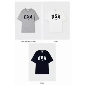 [후아유]WHOAU USA 패치 반팔티 USA Patch Tshirt WHRAG2431USG
