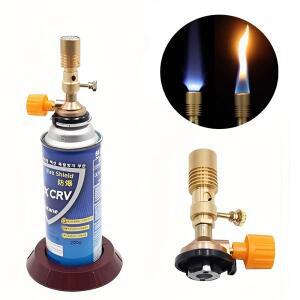 부탄 번젠 버너 카세트 가스통 토치 노즐 실험실용 소화력/강화화력 구리 합금 가스토치
