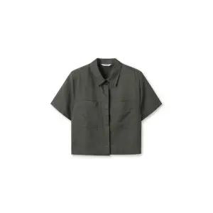 매장정품 TOPTEN 탑텐 여성) 리넨 크롭 반팔 블라우스_MSF2WC2922 MSF2WC2922 1451661