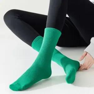 3개 레깅스골지양말 무지 골지 중목 긴목 장목 롱삭스 여성 스