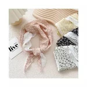 루미나D 꽃무늬 이중 레이스 스카프 els 080