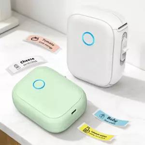 미니 라벨 프린터 마크라이프 P12 휴대용 열전사 무선 블루투스 접착 또는 3PK 스티커 15mm*7m