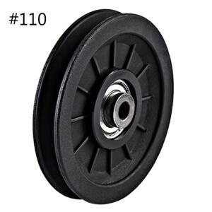 라운드 로프 도르래, 와이어 릴 용 나일론 DIY 체육관 피트니스 장비 케이블 기계