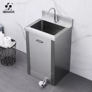 페달 세면대 연구실용 발로 간이세척기 병원 손소독