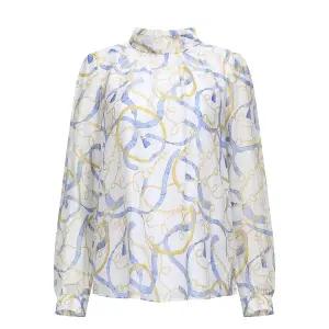 [AK수원점] [더아이잗] 셔링 하이넥 블라우스071