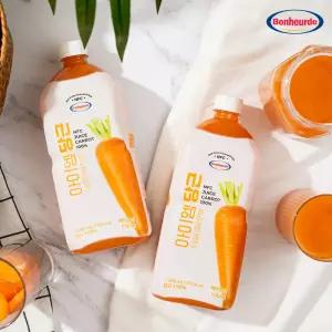 아이엠 당근주스 1L 6병  100 NFC 착즙 순수 당근즙  착즙주스 건강주스