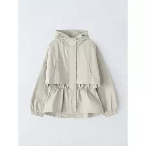 [하프클럽/앤클라인]루즈핏 스트링 숏 트렌치 점퍼 E5HM07