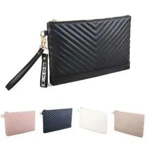 남여공용 퀼팅 클러치백 커플 클러치 손목 손 가방