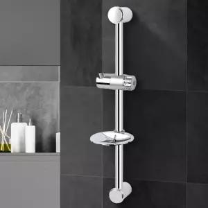 슬라이드바 소 샤워기거치대 고정 홀더 교체 트레이 샤워 기 거치대 홀더 걸이 욕실 부스 각도조절