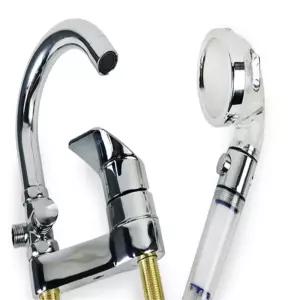 민유스토어 세면기 겸용 샤워 파이프 세면대수전세트샤워겸용