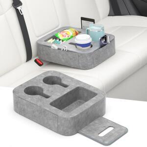 자동차 컵 홀더 베개, 뒷좌석 홀더, 아이패드용 소파 캐디, 스위치, 컨트롤러, 리모컨, 안경, 자동차용 음료 소파, 침대, 책상, 캠핑, 및 디스펜서 그레이