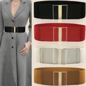 원피스벨트 정장 여성 밴딩 밴드 스판 버클 패딩 허리띠 코트 허리끈 셔츠벨트 스판벨트