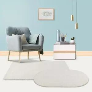 특대형카페트 엘르샤기 원형러그 거실카페트 장모매트 겨울식탁쇼파