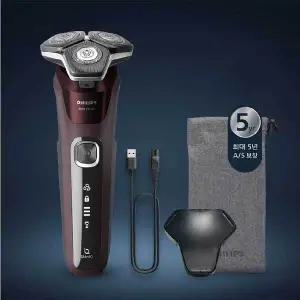 [정품]  전기면도기  SkinIQ 5000 시리즈  S5881/12 버건디 레드