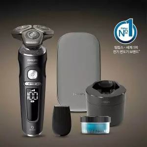 [정품] SkinIQ 9000 프레스티지 시리즈 전기면도기 SP9840/32 블랙매트