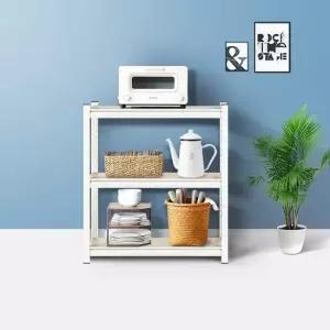 간편랙 800 3단 diy선반 높이조절 미니벽선반 작은 렉 철제선반 틈새수납장 앵글 베란다선반