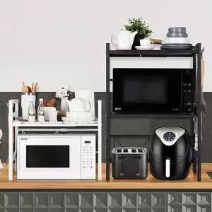 전자레인지선반 밥솥장 슬림렌지대 광파오븐 렌지다이 전자렌지수납장 전자레인지선반