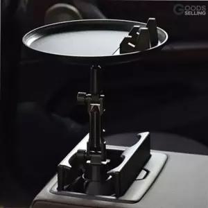 높이조절 간이식탁 휴대폰거치 차량용 소지품 컵홀더