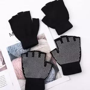 홈트 홈트레이닝 플라잉 폴댄스 미끄럼방지 요가 장갑 블랙