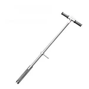 스텐 토양 채취기 드릴 샘플 시료 발판 추출기