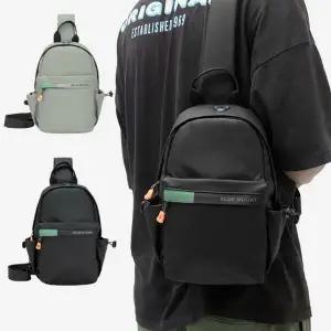 남자 클래식 시즌리스 생활방수 경량 슬링백