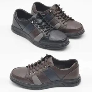 [중년의 품격]남자 캐주얼 삼색 소가죽 끈 스니커즈 단화