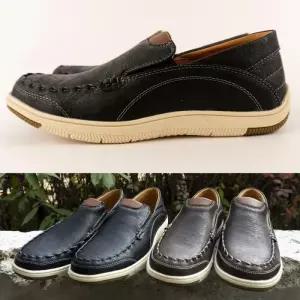 [중년의 품격]클래식 키높이 데일리 슬립온 가죽 고급 로퍼 2622