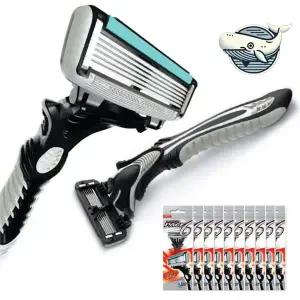 [콩심팥심]휴대용 면도기 쉐이브 크림 포함 고급 남성