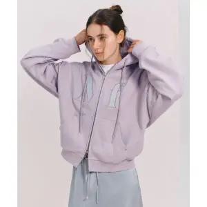 매장정품 MARGARIN FINGERS LOGO APPLIQUE HOODIE ZIP-UP (VIOLET)