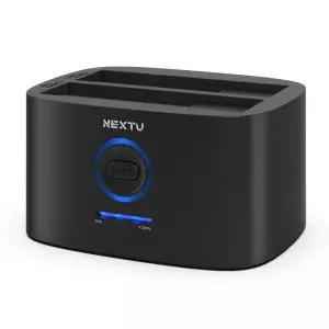 넥스트유 크우각 USB3.0 SSD HDD 도킹스테이션 2베이 하드복사기 982DCU3