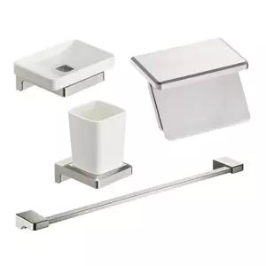 욕실 용품 모닝 욕실 액세서리 사틴 4종 세트