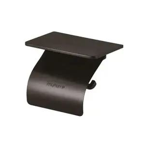 욕실 용품 윈도우 덮개형 휴지 걸이 무광 블랙