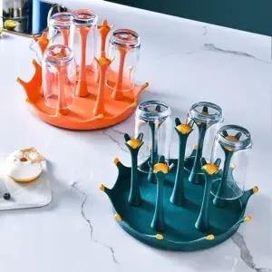 주방 컵거치대 카페 컵걸이 유리 컵꽂이 커피숍 컵정리