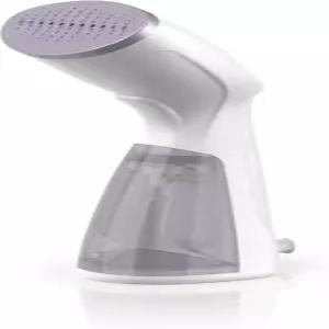 블랙+데커 컴팩트 핸드헬드 스티머 HGS012P 25초 가열 1000와트 패브릭 의류 및 실내 장식의 주름 제거