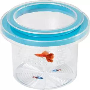 소용돌이 부유 어류 사육 상자 수족관 수조용 아크릴 격리 베타 새우 광대 물고기 구피를 위한 부화장