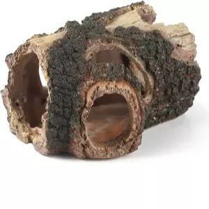 IBWell 수족관 나무 어항 장식 수지 가짜 통나무 테라리움 DECOR 물고기 동굴을 위한 파충류 은신처 작은