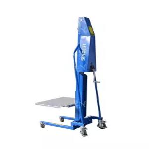 수동스태커 코일 롤 화물 운반기 카트 지게차 크랭크 리프트