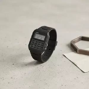 카시오 CA-53WF-1BDF 데이터뱅크 계산기 레트로 남성 디지털 손목시계 블랙