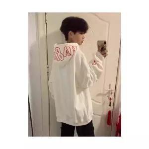 솔저스2 남성 빈티지 레터링 화염 자수 후드 올가을 커플 점퍼 OPH3