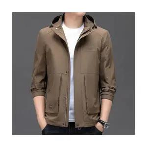 솔저스2 남성 재킷 캐주얼 코트 봄가을 후드 탈부착 솔리드 상의 OPH3