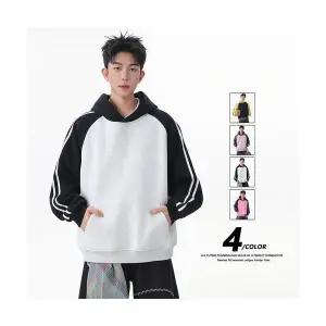 솔저스2 남자 봄 가을 스트라이프 후드 점퍼 OPH3